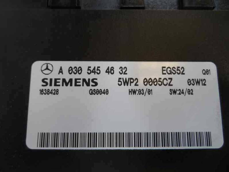 CENTRALITA CHECK CONTROL MERCEDES CLASE M 2003 2.7 CDI 20V (163 CV)