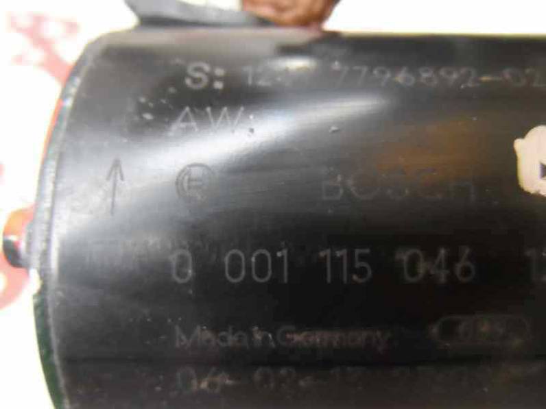 MOTOR ARRANQUE BMW SERIE 1 BERLINA 2006 2.0 TURBODIESEL (143 CV)