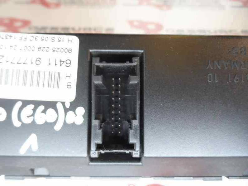 MANDO CLIMATIZADOR BMW SERIE 5 BERLINA 2008 2.0 TURBODIESEL (177 CV)