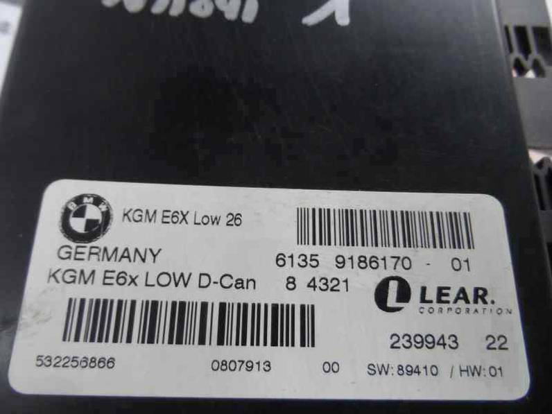 MODULO ELECTRONICO BMW SERIE 5 BERLINA 2008 2.0 TURBODIESEL (177 CV)