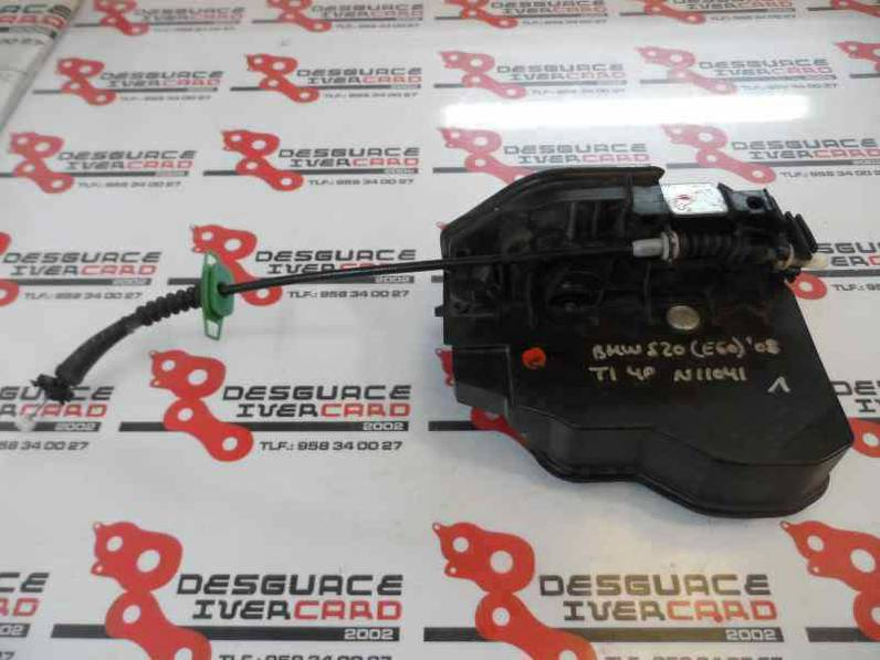 CERRADURA PUERTA TRASERA IZQUIERDA BMW SERIE 5 BERLINA 2008 2.0 TURBODIESEL (177 CV)