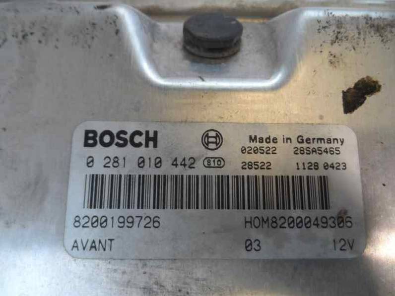 CENTRALITA MOTOR UCE RENAULT SCENIC 2002 1.9 DTI D (80 CV)