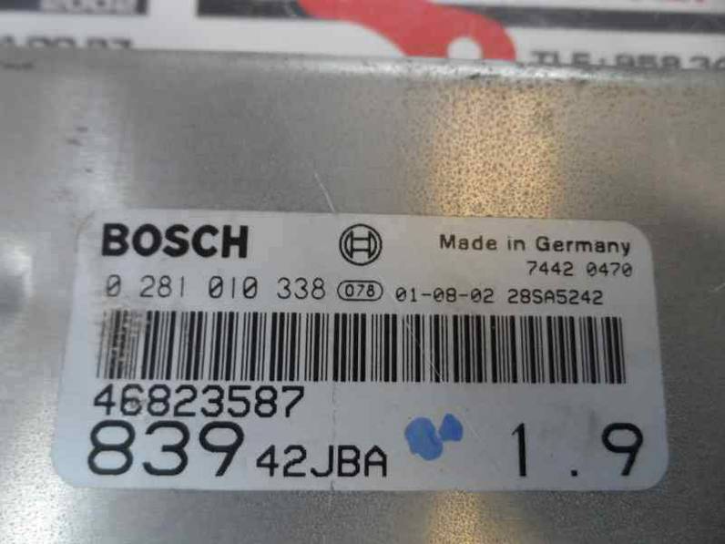 CENTRALITA MOTOR UCE LANCIA LYBRA BERLINA 2002 1.9 TURBODIESEL (116 CV)