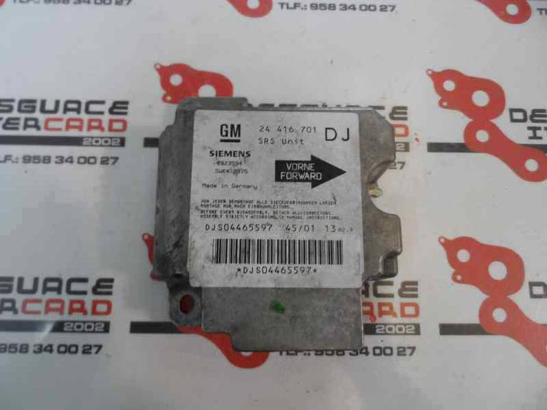 CENTRALITA AIRBAG OPEL VECTRA B BERLINA 2001 2.0 DTI (101 CV)