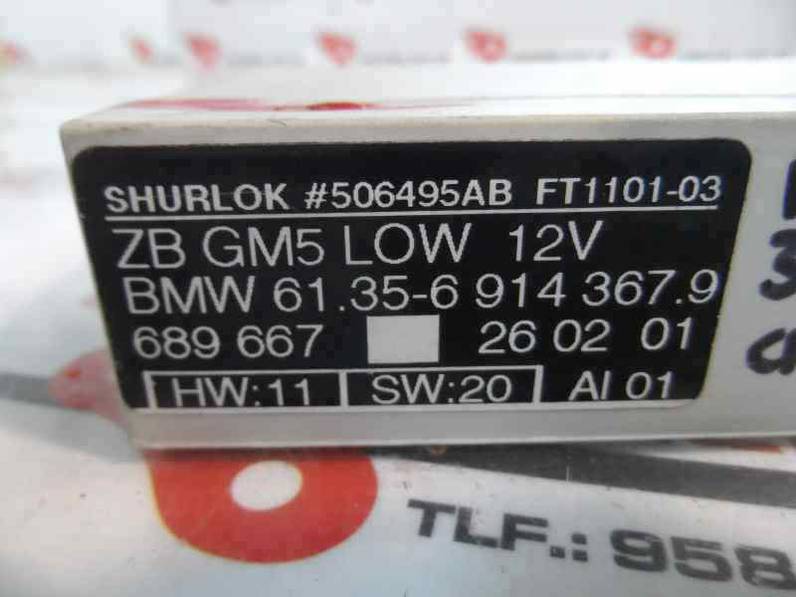 MODULO CONFORT BMW SERIE 3 BERLINA 1998 2.0 16V D (150 CV)