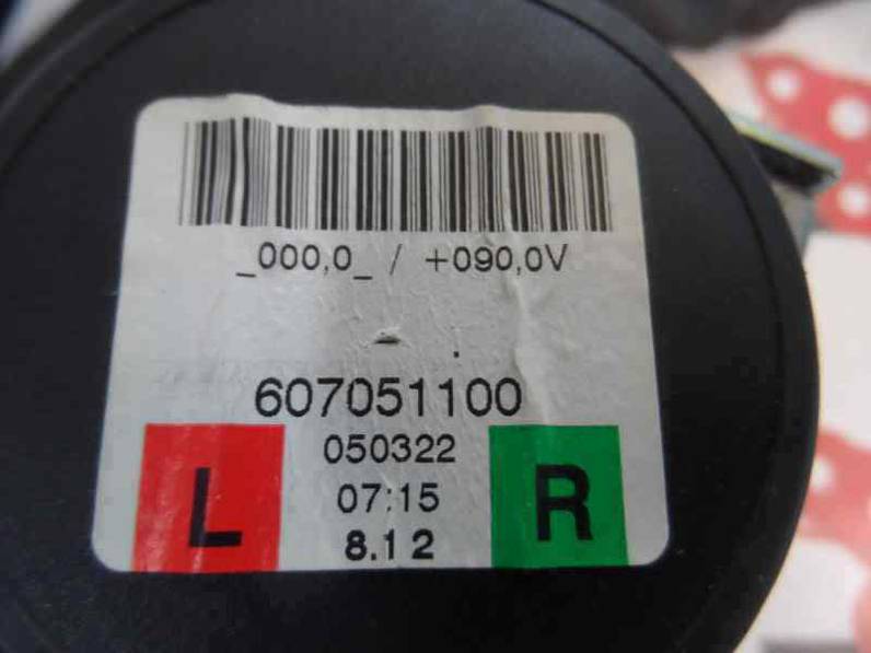 CINTURON SEGURIDAD TRASERO IZQUIERDO BMW SERIE 1 BERLINA 2005 1.6 16V (116 CV)