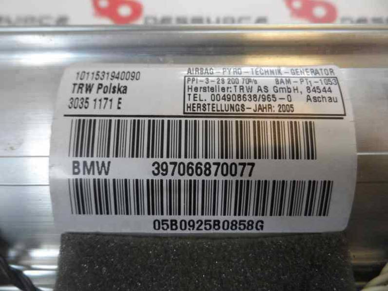 AIRBAG DELANTERO IZQUIERDO BMW SERIE 1 BERLINA 2005 1.6 16V (116 CV)
