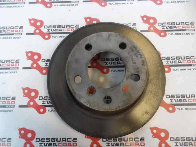 DISCO FRENO TRASERO BMW SERIE 1 BERLINA 2005 1.6 16V (116 CV)