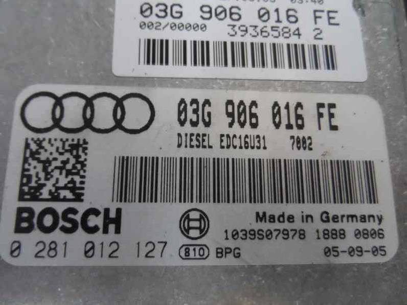 CENTRALITA MOTOR UCE AUDI A4 BERLINA 2005 1.9 TDI (116 CV)