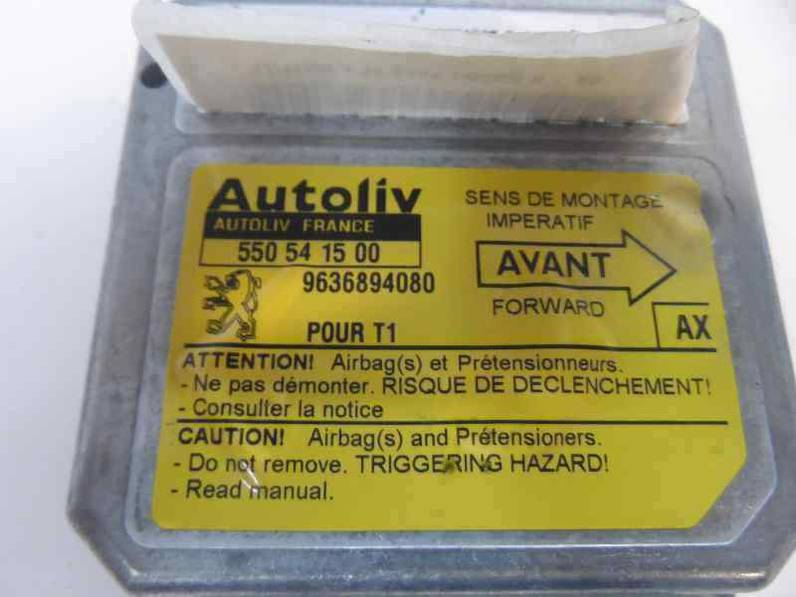 CENTRALITA AIRBAG PEUGEOT 206 BERLINA 2001 1.9 D (69 CV)