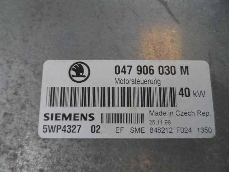 CENTRALITA MOTOR UCE SKODA FELICIA BERLINA 1999 1.3 (54 CV)