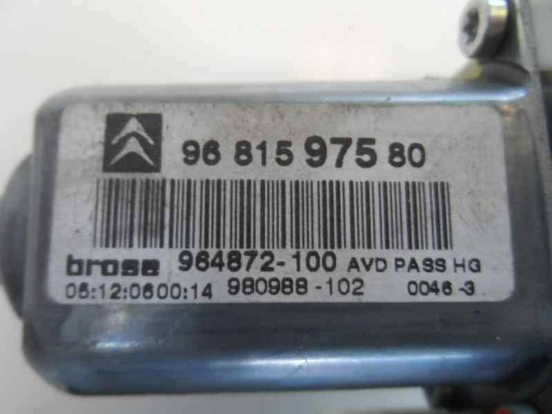 MOTOR ELEVALUNAS DELANTERO DERECHO CITROEN C5 BERLINA 2007 2.0 HDI (136 CV)