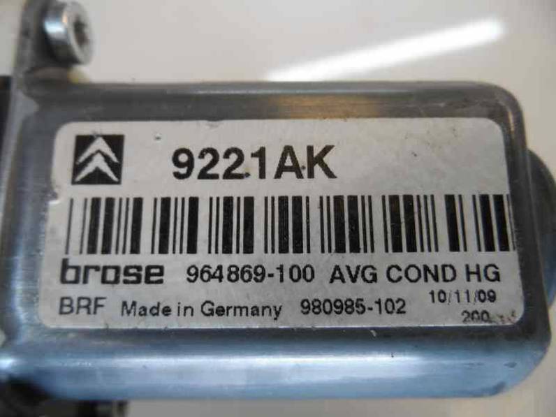 MOTOR ELEVALUNAS DELANTERO IZQUIERDO CITROEN C5 BERLINA 2007 2.0 HDI (136 CV)