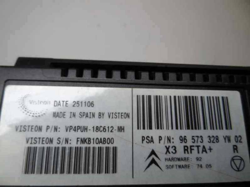 MANDO CLIMATIZADOR CITROEN C5 BERLINA 2007 2.0 HDI (136 CV)