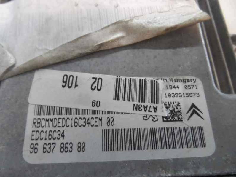 CENTRALITA MOTOR UCE PEUGEOT 207 2007 1.6 16V HDI (90 CV)