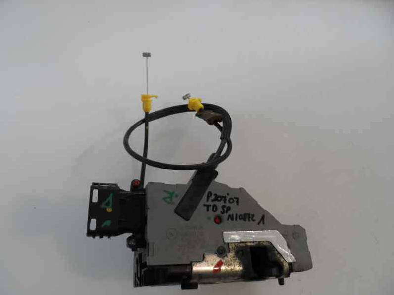 CERRADURA PUERTA TRASERA DERECHA PEUGEOT 207 2007 1.6 16V HDI (90 CV)