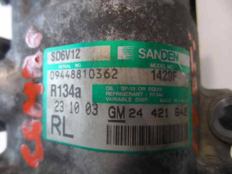 COMPRESOR AIRE ACONDICIONADO OPEL COMBO 2004 1.7 16V DTI (75 CV)