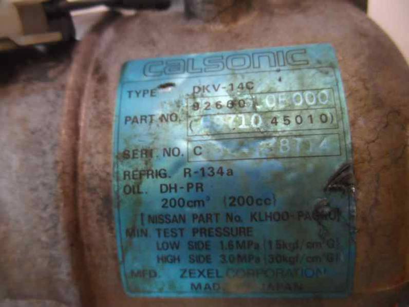 COMPRESOR AIRE ACONDICIONADO FORD MAVERICK 1993 2.7 TURBODIESEL (101 CV)