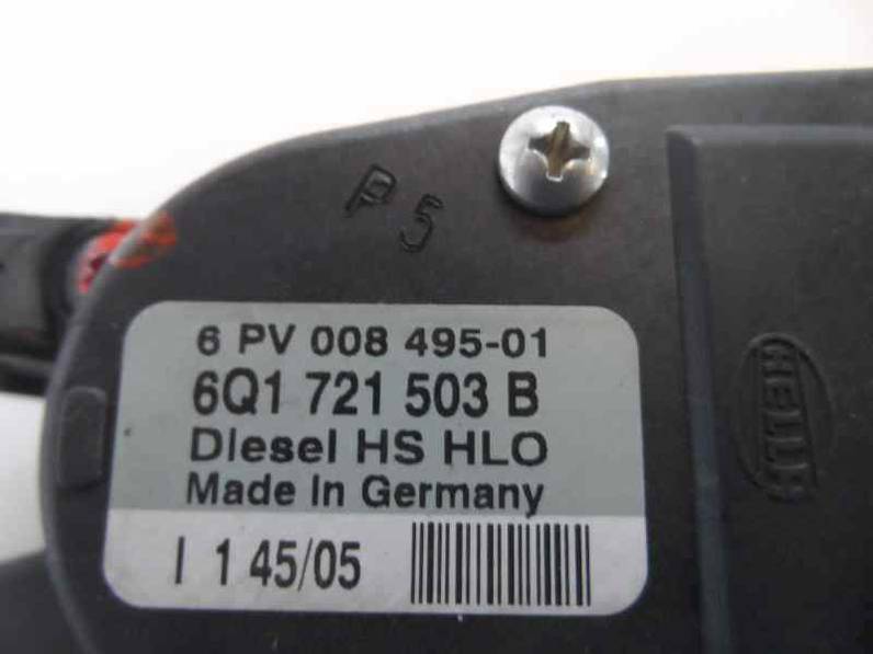 POTENCIOMETRO PEDAL VOLKSWAGEN POLO 2006 1.4 TDI (69 CV)