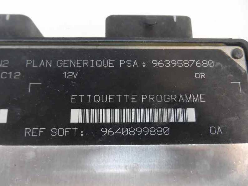 CENTRALITA MOTOR UCE PEUGEOT 206 BERLINA 2001 1.9 D (69 CV)