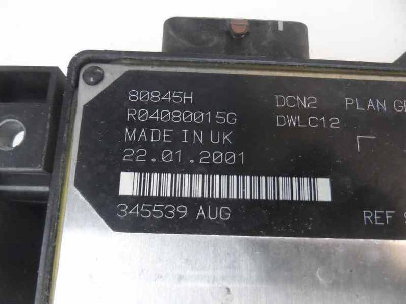 CENTRALITA MOTOR UCE PEUGEOT 206 BERLINA 2001 1.9 D (69 CV)