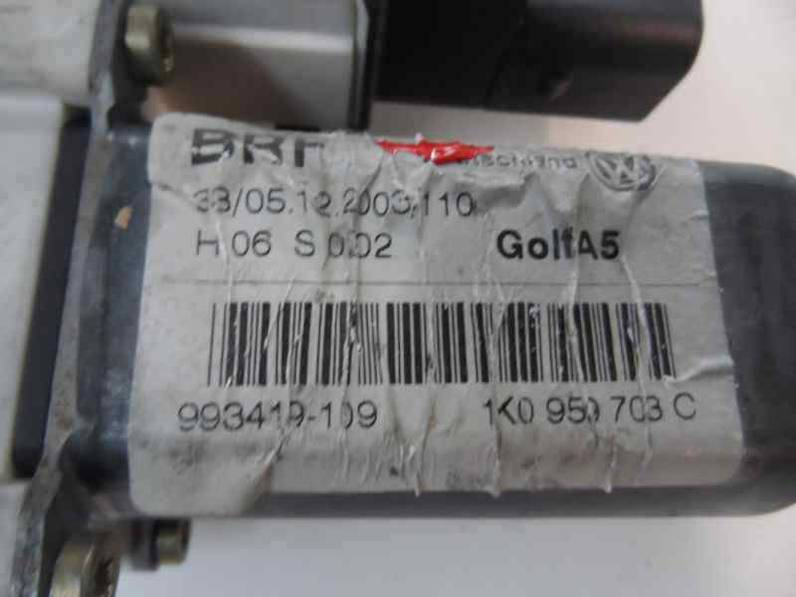 MOTOR ELEVALUNAS TRASERO IZQUIERDO VOLKSWAGEN GOLF V BERLINA 2004 1.9 TDI (105 CV)