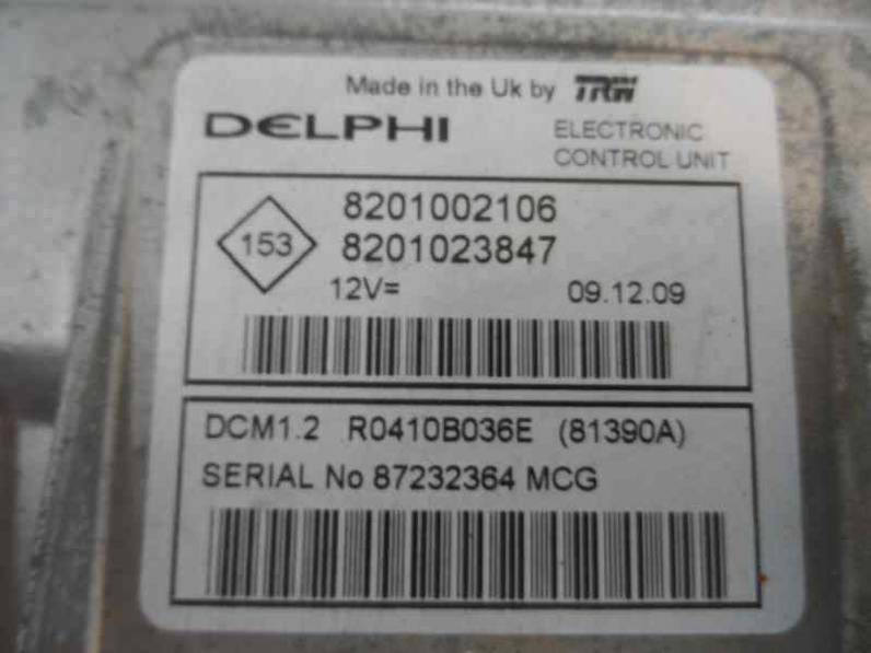 CENTRALITA MOTOR UCE DACIA SANDERO 2010 1.5 DCI D (68 CV)