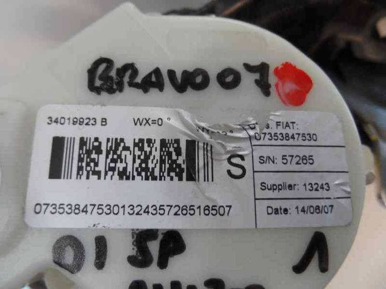 CINTURON SEGURIDAD DELANTERO IZQUIERDO FIAT BRAVO 2007 1.9 8V JTD (120 CV)