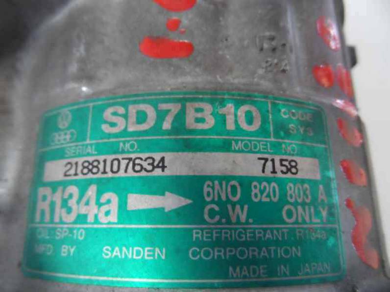 COMPRESOR AIRE ACONDICIONADO VOLKSWAGEN POLO BERLINA 1996 1.6 (75 CV)