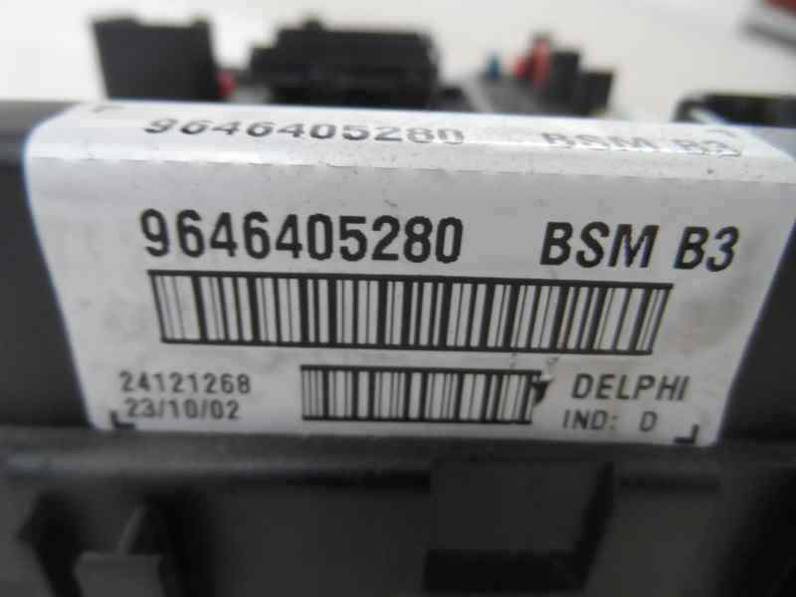 CAJA RELES FUSIBLES CITROEN XSARA BERLINA 2002 2.0 HDI (90 CV)