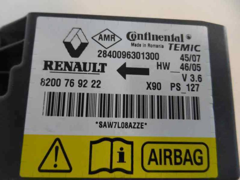 CENTRALITA AIRBAG DACIA LOGAN MCV 2008 1.5 DCI D (86 CV)