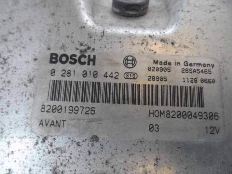 CENTRALITA MOTOR UCE RENAULT SCENIC 2002 1.9 DTI D (80 CV)