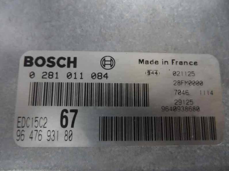 CENTRALITA MOTOR UCE CITROEN XSARA PICASSO 2002 2.0 HDI (90 CV)