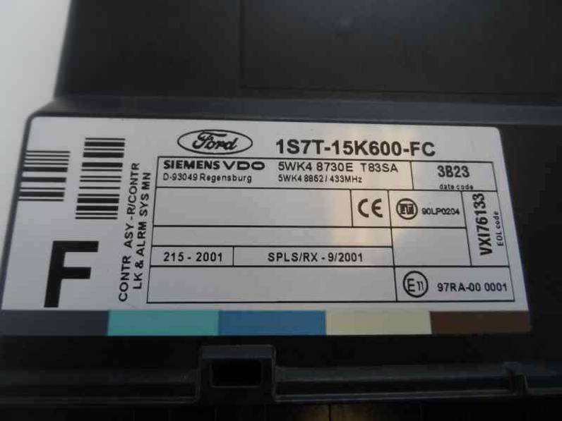 CENTRALITA CHECK CONTROL FORD FOCUS BERLINA 2003 1.8 TDCI TURBODIESEL (116 CV)