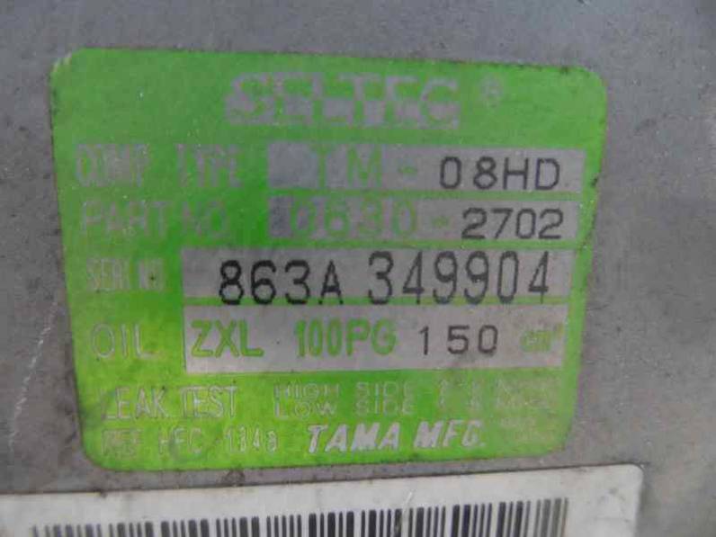 COMPRESOR AIRE ACONDICIONADO SUZUKI VITARA SE SV 1988 1.9 TURBODIESEL (75 CV)