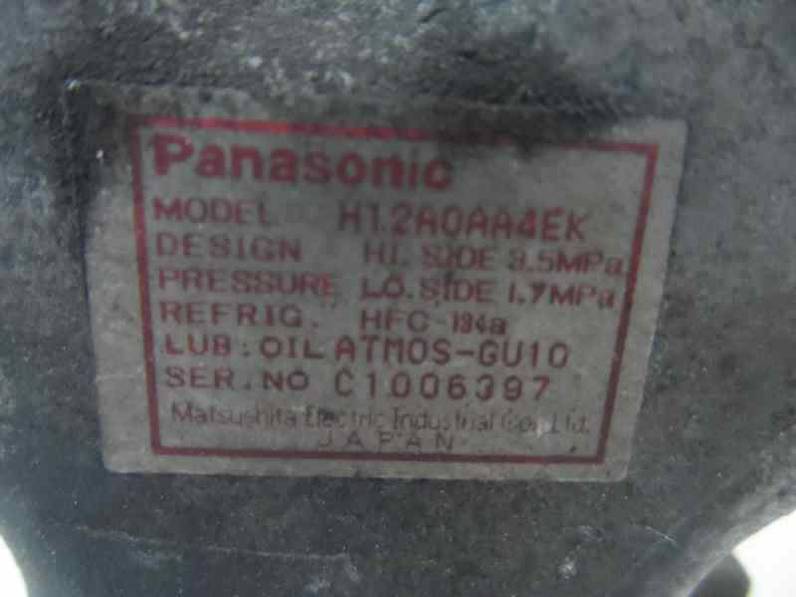 COMPRESOR AIRE ACONDICIONADO MAZDA 323 BERLINA 1989