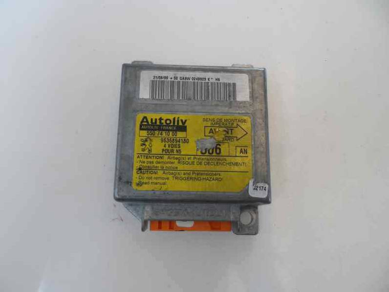 CENTRALITA AIRBAG PEUGEOT 306 BERLINA 3 4 5 PUERTAS 1999 1.9 D (69 CV)