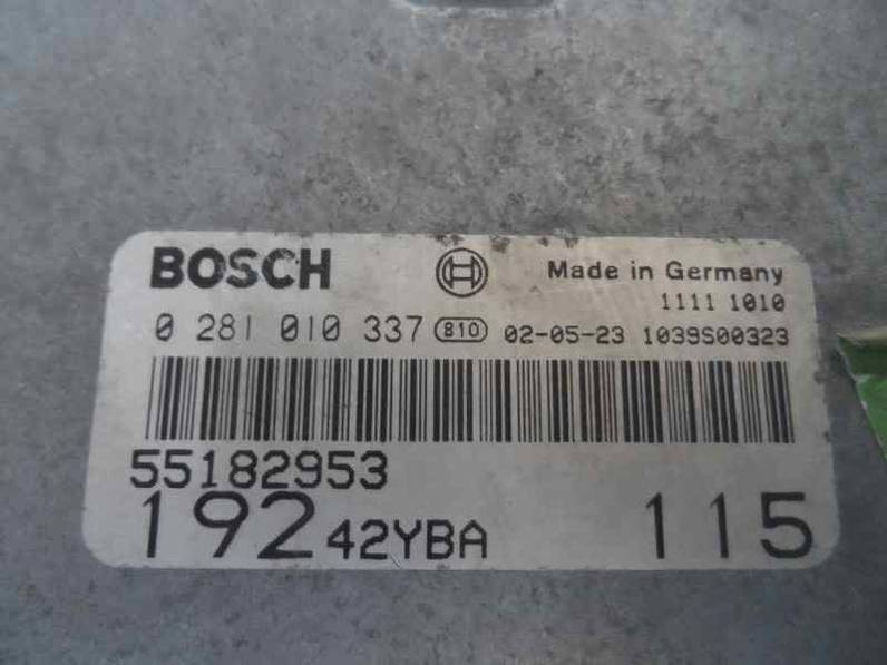 CENTRALITA MOTOR UCE FIAT STILO 2002 1.9 JTD (116 CV)