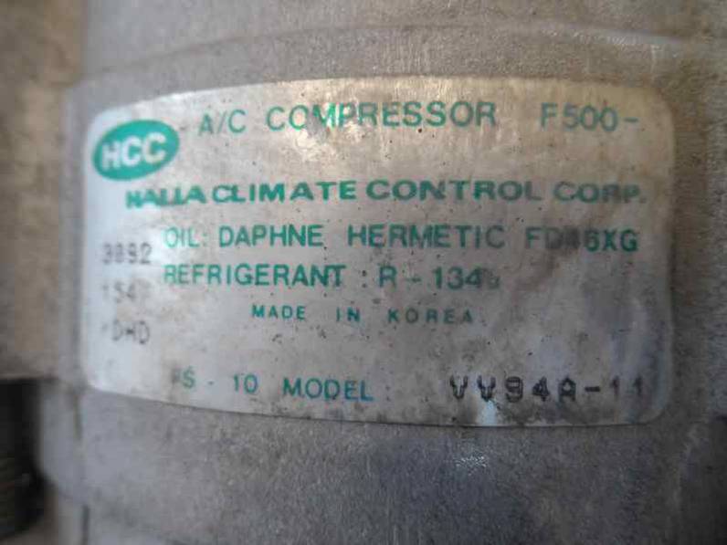 COMPRESOR AIRE ACONDICIONADO HYUNDAI ACCENT 1995