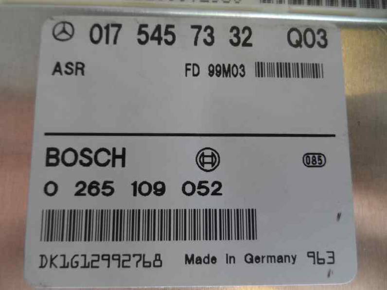 CENTRALITA ASR MERCEDES CLASE C BERLINA 1999 1.8 16V (122 CV)