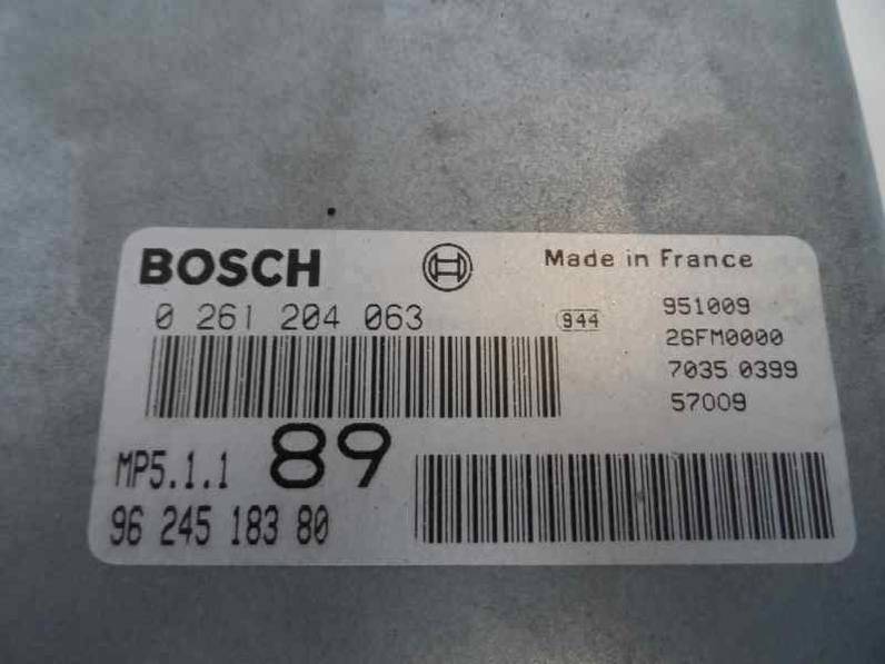 CENTRALITA MOTOR UCE CITROEN XANTIA BERLINA 1996 1.8 16V (110 CV)