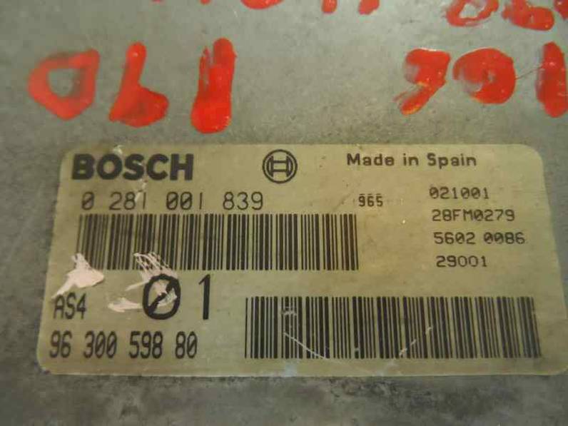 CENTRALITA MOTOR UCE PEUGEOT 106 2003 1.5 D (57 CV)