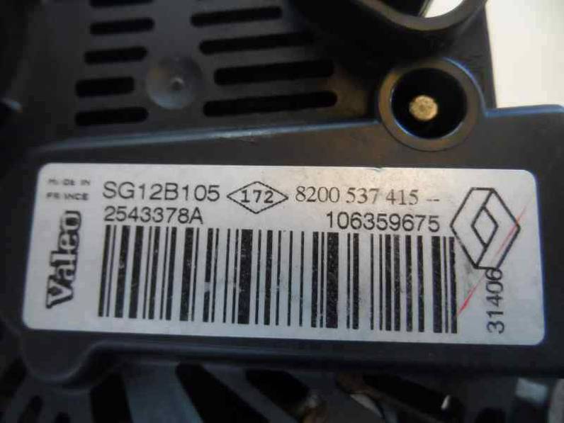 ALTERNADOR DACIA LOGAN MCV 2007 1.5 DCI D (68 CV)