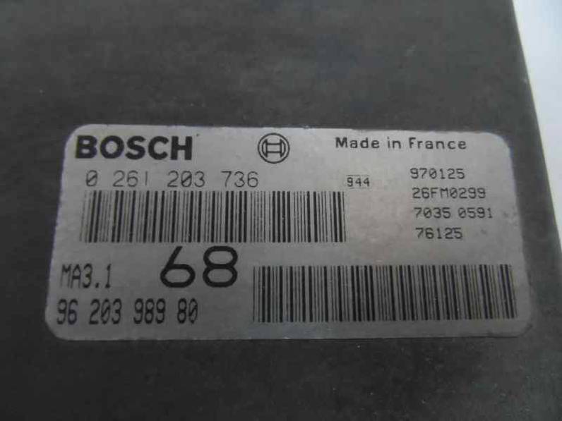 CENTRALITA MOTOR UCE PEUGEOT 106 1997 1.1 (60 CV)