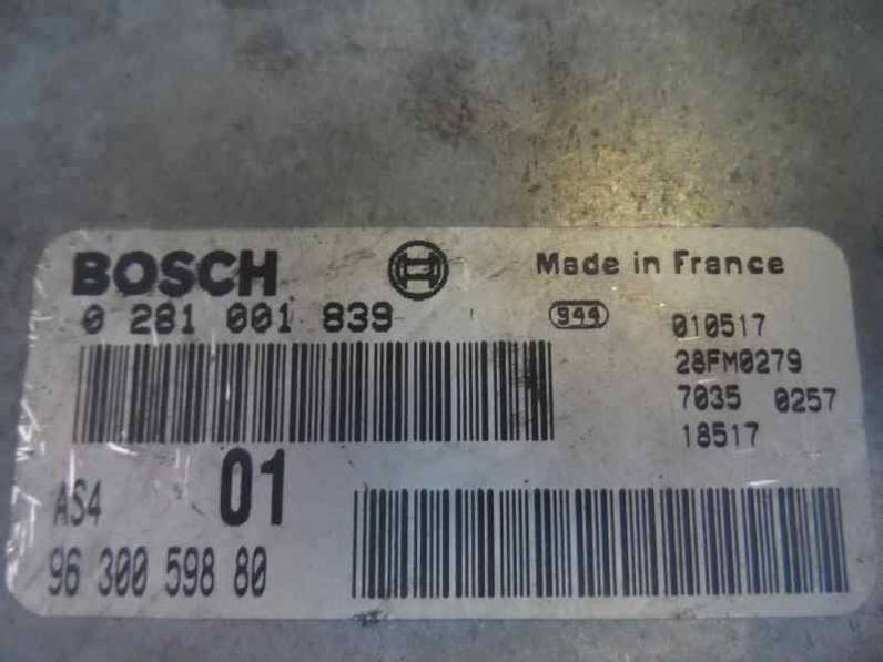 CENTRALITA MOTOR UCE CITROEN SAXO 1996 1.5 D (54 CV)