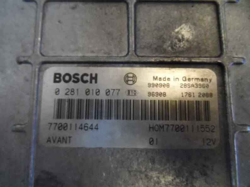 CENTRALITA MOTOR UCE RENAULT SCENIC 1999 1.9 DTI D (80 CV)