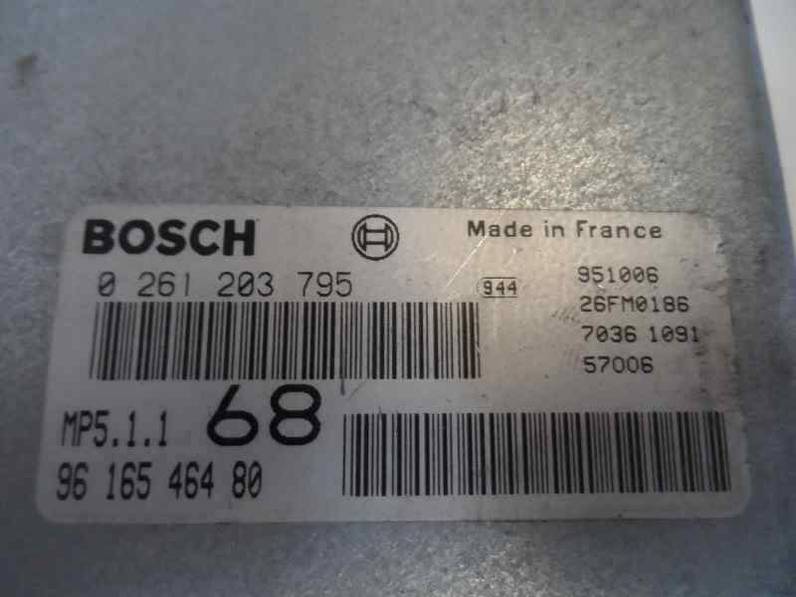 CENTRALITA MOTOR UCE PEUGEOT 406 BERLINA 1995 1.8 (110 CV)