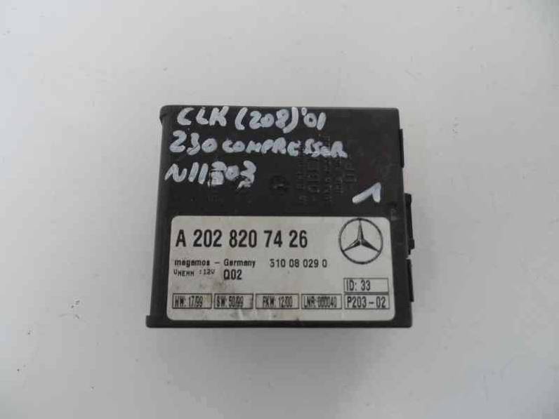 MODULO ELECTRONICO MERCEDES CLASE CLK COUPE 2001 2.3 COMPRESOR (197 CV)