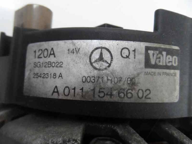 ALTERNADOR MERCEDES CLASE CLK COUPE 2001 2.3 COMPRESOR (197 CV)