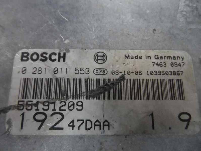 CENTRALITA MOTOR UCE FIAT STILO 2004 1.9 JTD (116 CV)